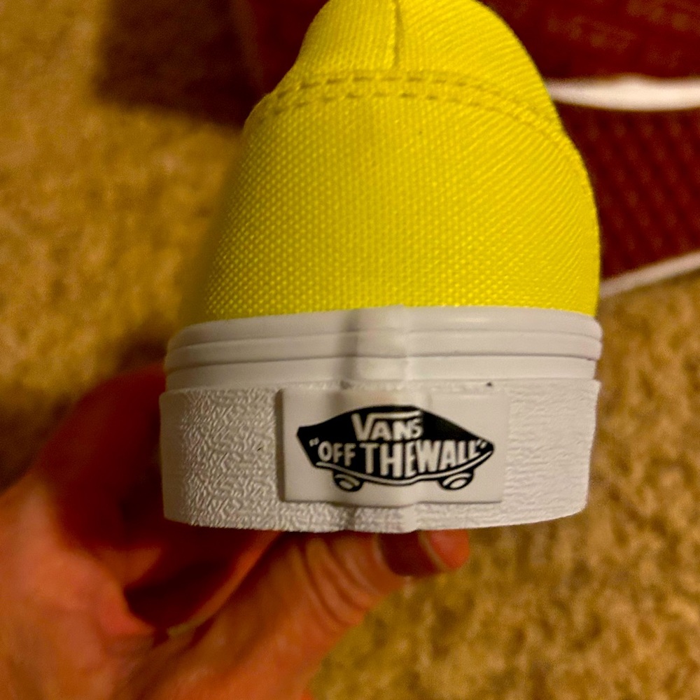 Brand new yellow vans women’s size 8.5